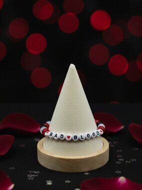 Bad Blood Era Beaded Friendship Bracelet | Handmade Letter Bead Bracelet Trading